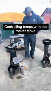 105K views · 1.5K reactions | Controlling temperature on the rocket stove #chiassonsmoke #diyproject | Chiasson Smoke | Facebook