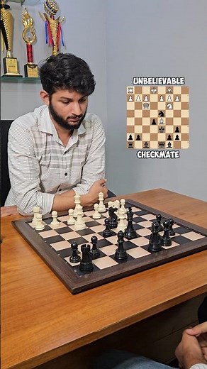 Unbelievable Checkmate by Castling | Rare Chess Tactic #chessshorts #chessgame #shortsviral