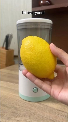 Juice Lemons in Seconds! | Rechargeable Electric Citrus Juicer | Lemon Juicer Machine