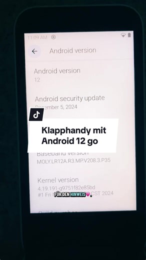 Klapphandy mit Android 12 Go im Test