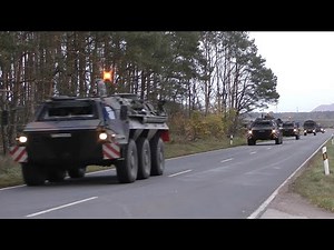 TPz Fuchs Konvoi auf der Heidestraße