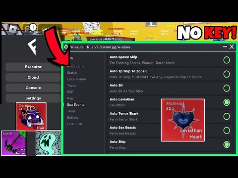 Script Blox Fruit Mobile No Key LEVEL FARM & AUTO LEVIATHAN AUTO FARM | RAID | Delta & Fluxus Script