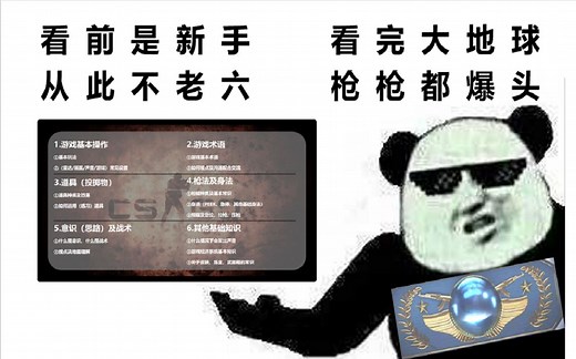[CSGO]萌新/小白/新手必看教学大合集！！零基础入门！csgo基本知识(常识)大全【入坑向】【含roll枪】