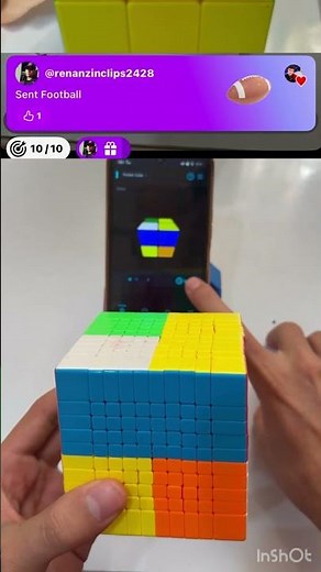 Tutorial for the 10x10 Rubik's Cube? #rubikscube #puzzle #rubik #rubikcube #cubepuzzle #cubes