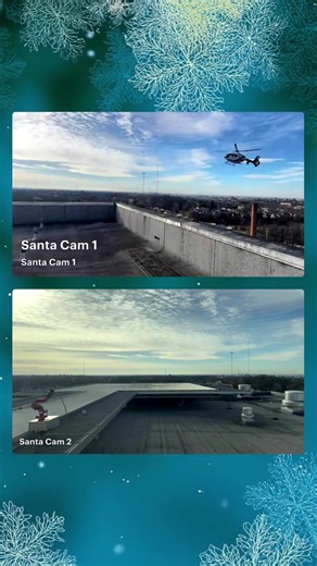 Santa arriving via helicopter at the Herman & Walter Samuelson Children's Hospital at Sinai! | LifeBridge Health