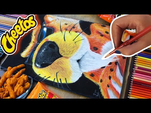 COMO DIBUJAR A CHESTER CHEETOS (PERSONAJES DE LAS ENVOLTURAS QUE DESAPARECIERON VANE V ART RETO DRAW