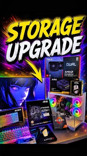 Storage Upgrade in My Friend Pc💥#shorts #storage
