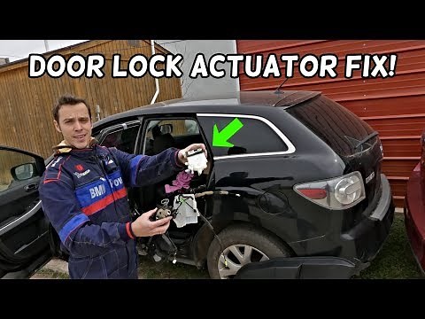 MAZDA DOOR DOES NOT LOCK UNLOCK FIX. DOOR LOCK ACTUATOR REPLACEMENT MAZDA 2 3 5 6 CX-3 CX-5 CX-7