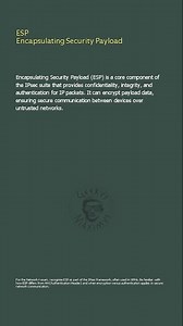 ESP Encapsulating Security Payload - Network+