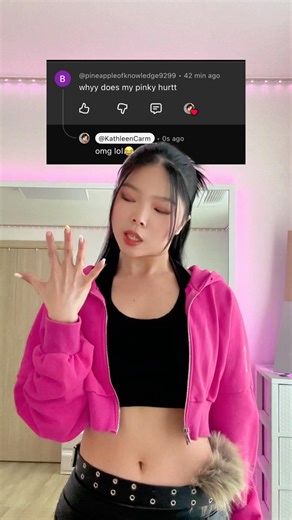 RIP My Pinky 🤕 KATSEYE (캣츠이이) “PINKY UP”💗 #dancechallenge #dancecover #dancetutorial