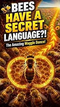 🐝 Why Do Bees Dance to Communicate? The Amazing Secret of the Waggle Dance!