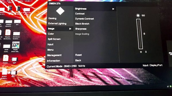 HP Omen 27K - Default Menu Settings | Best Settings