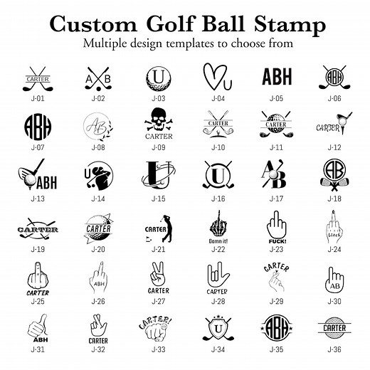 Custom Golf Ball Stamp, Ball Marker Golf, Personalized Golf Ball Marker Stamp, Self Inking Stainless Golf Ball Stamper, Golfer Sport Gift - Etsy