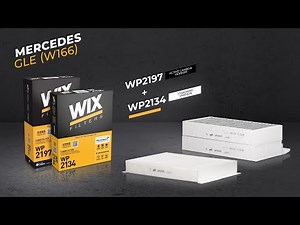 HOW TO REPLACE A WIX FILTERS CABIN FILTER I MERCEDES GLE (W166) I WP2197 WP2134