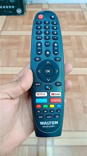 Walton original voice control Android TV remote.