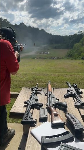 AR-10 308. With 7.75 inch barrel and GMR M508 Super Safety