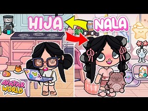 24 HORAS CAMBIANDO DE VIDA CON MI HIJA😧 en AVATAR WORLD * NALA 💞