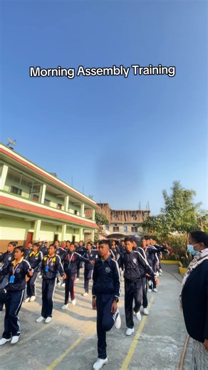 Morning Assembly Dance Training at Motion Dance Studio