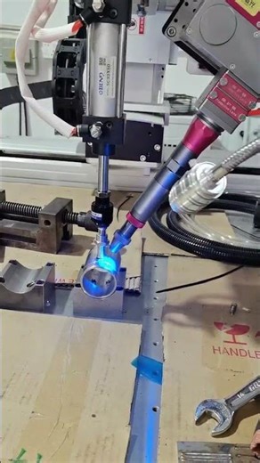 lanlyn laser 360 degree rotating platform laser welding machine