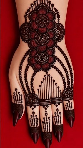 mehndi design for front hand|| mehandi design|| easy mehndi design||