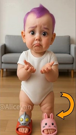 She Wears WRONG Slippers! 🤣 #funny #shorts#shorts #ai #story #K pop Demon Hunters#autobots