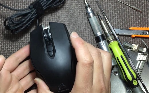 【帝亿电竞】海盗船M65鼠标拆解及微动更换视频教程