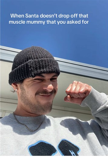 Gym Humor: When Santa Skips the Muscle Gains