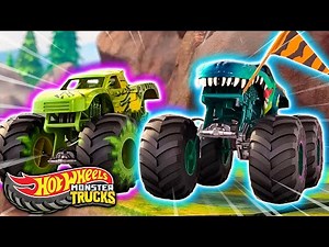 Hot Wheels Monster Trucks Destruction Daredevils at Champion's Cup! 1 HR