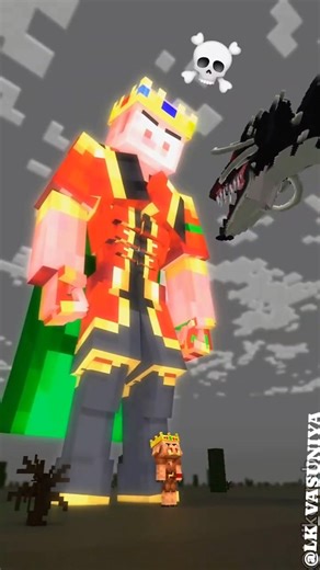 Minecraft Hero Prime versus Steve #minecraft #gaming #shorts