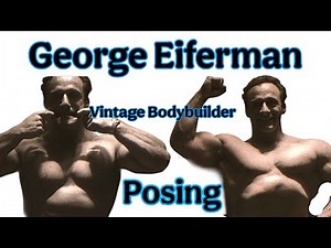George Eiferman - Vintage Bodybuilder posing - 1948 Mr. America
