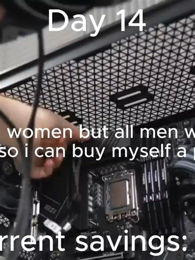 day 14#pcbuilding #savingforapc #viral #pc #day14