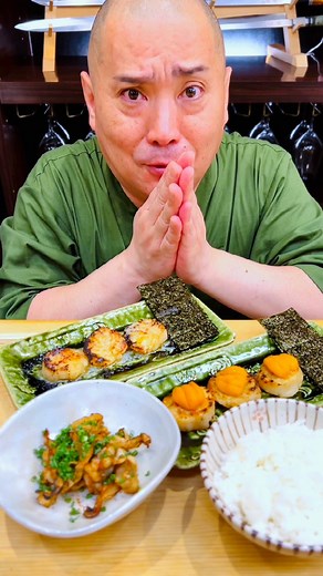 🇯🇵 Hand-roll Scallops & Grilled Scallop Mantle #sushi #scallops | Chef Hiro