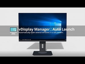 ViewSonic vDisplay Manager: Auto Launch