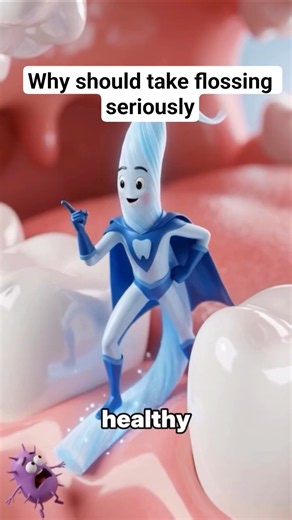 Flossing should be a part of one's daily routine 🦷 #bds #dentalcare #oralhealth #dentist #pwmededbds