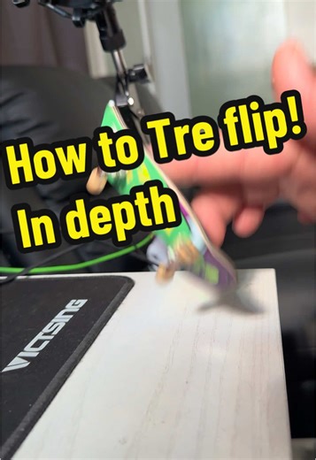 Cómo hacer un Tre flip en fingerboard