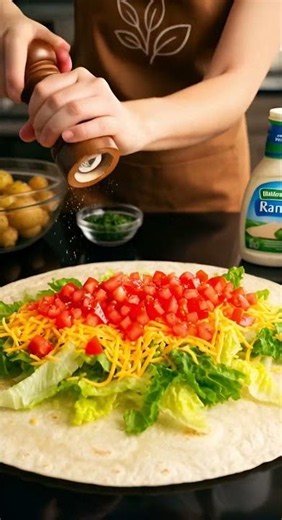 This Bacon Ranch Chicken Wrap is packed with juicy