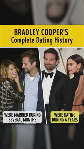 90K views · 240 reactions | Bradley Cooper's Complete Dating History | You're Gorgeous | Facebook