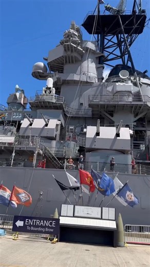 106K views · 3.4K reactions | The size of the USS Missouri battleship (people for scale)...Pearl Harbor | Military Update | Facebook