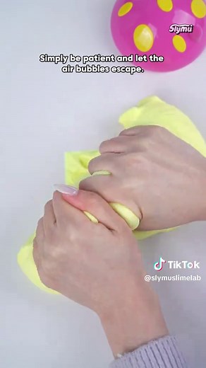 How to Reduce Slime Size by Removing Air Bubbles