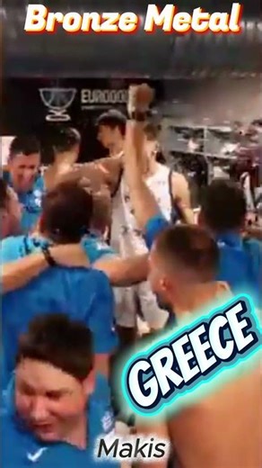 This is What It Means! Greek Players' Emotional EuroBasket Bronze Celebration