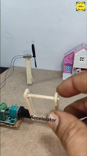 Aircraft Accelerator System with Drone Motor|Diy Simple Project|#dcmotor #project #techexperiments