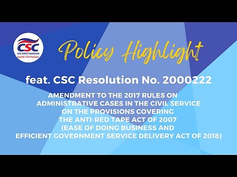 Violations of Republic Act No. 11032 are administrative offenses (CSC Resolution No. 2000222)