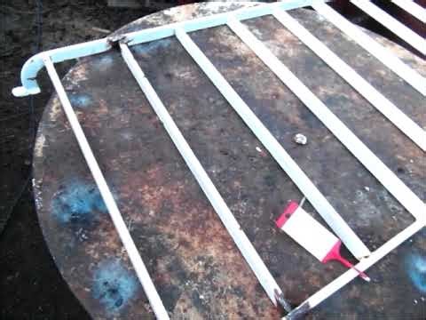 Repairing gates: Welding in broken bars | Locksmith Oldorf