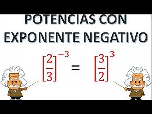 POTENCIAS CON EXPONENTE NEGATIVO - EJERCICIOS RESUELTOS