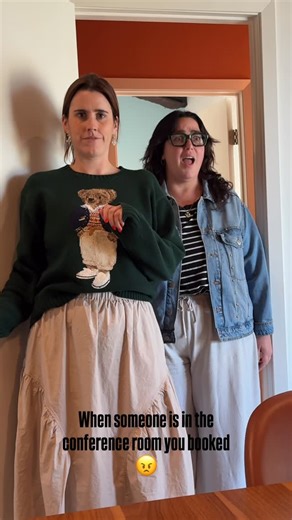 The Rigs Workspace on Instagram: "That awkward moment when… Don’t forget to book your conference room time in advance! ⏰"