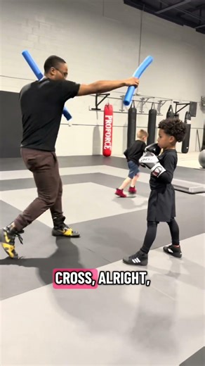 The rate kids learn and absorb information when you have their full attention is insane #boxing