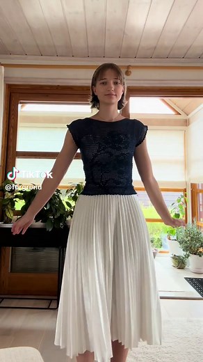 Gorgeous Blooming Lace Top: My First Crochet Project