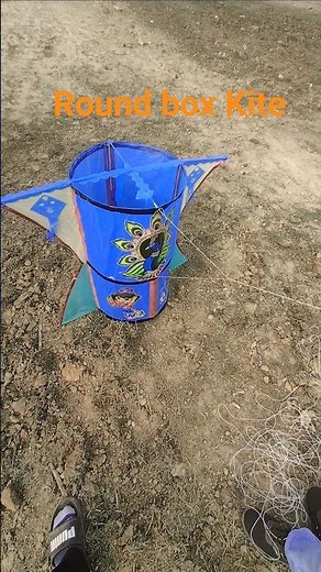 New Raund Box Kite Flying How to make Kite
