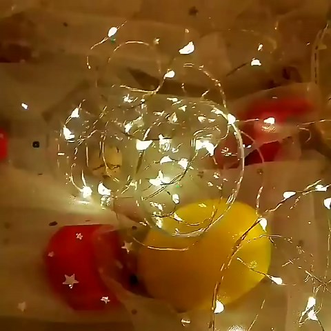 Sanniu Led String Lights, Mini Battery Powered Copper Wire Starry Fairy Lights, Battery Operated Lights for Bedroom, Christmas, Parties, Wedding, Centerpiece, Decoration (5m/16ft Warm White)