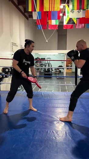 Boxing drill 🥊 #boxing #padwork #drill #skill #mma #coach #бокс #спрот #canada